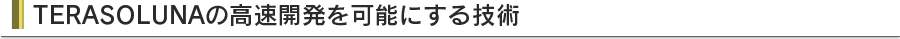 TERASOLUNAの高速開発を可能にする技術